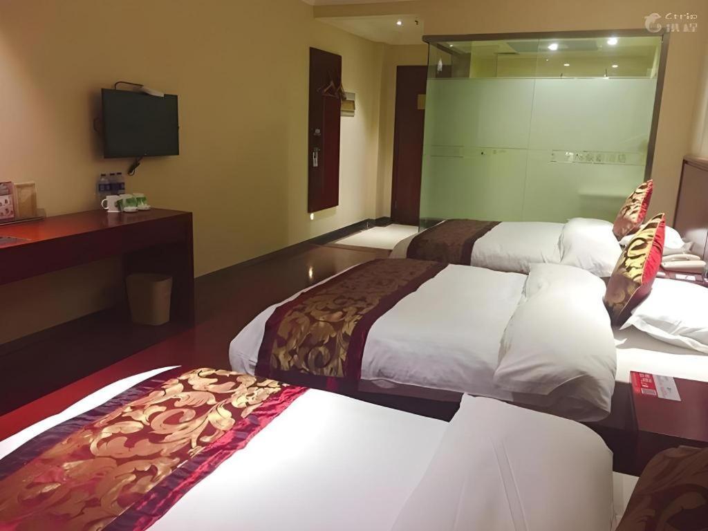 Greentree Inn Jiangsu Nantong Qidong Bus Station Express Hotel Hexingzhen エクステリア 写真